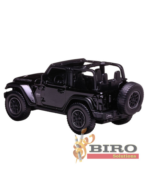 RS Masina RASTAR Die cast 1:43 JEEP Wrangler Rubicon, negru, 58379